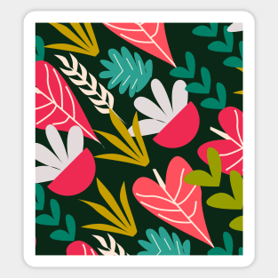 Tropical pink greenhouse Sticker